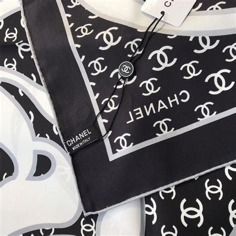 chanel leather scarf|Chanel scarves outlet.